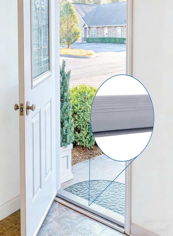 Thrseely 2 Pcs 36 Inch Vinyl Replacement Insert for Adjustable Height Aluminum Thresholds with Seals 1-5/16 x 3/8 Vinyl Replacement Insert for Front Under Door Weather Stripping Seal Exterior - Image 5