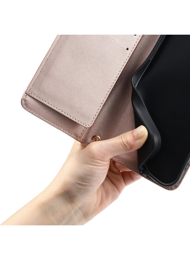 اس-توب جراب لهاتف Samsung Galaxy Note10+ جراب جلدي على شكل معين مع مشبك حلقي - Image 4