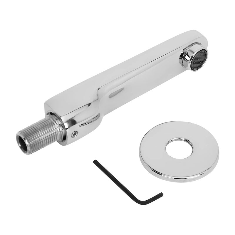 Hindware Italian Collection F340009CP Elegance Bath Spout, Brass with Chrome Finish - Image 4