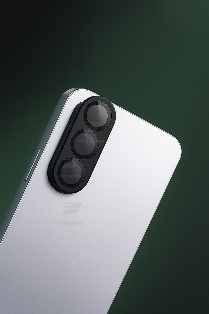 WonReza ® حزمة 1 - واقي عدسة الكاميرا بإطار معدني لهاتف OnePlus Nord 5 5G زجاج مقسى حلقات سبائك الألمنيوم، إطار معدني فائق الوضوح - أسود - Image 2
