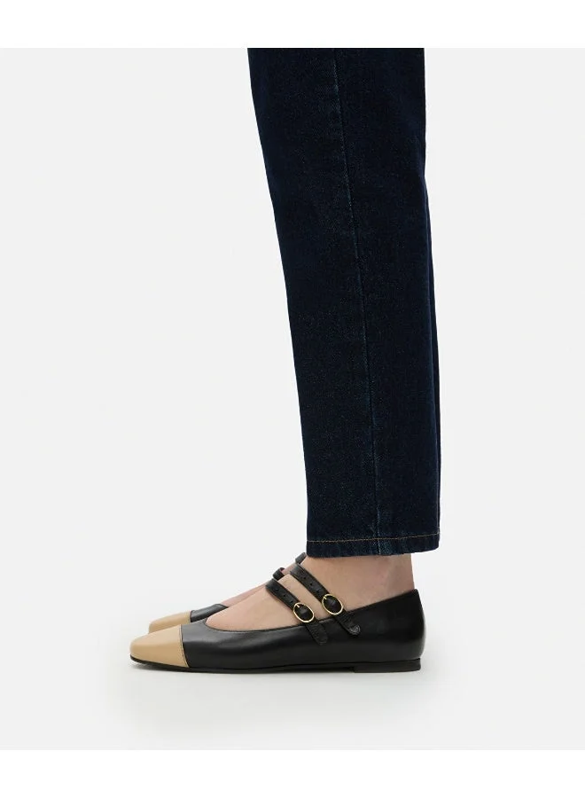 إبيكيول Color Block Flats With Straps
