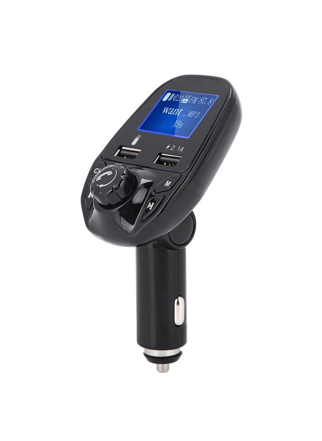 Thoraya Noise Cancelling Bluetooth Hands-free Call LED Car FM Transmitter Charger with PW Cut Memory  - Image 3