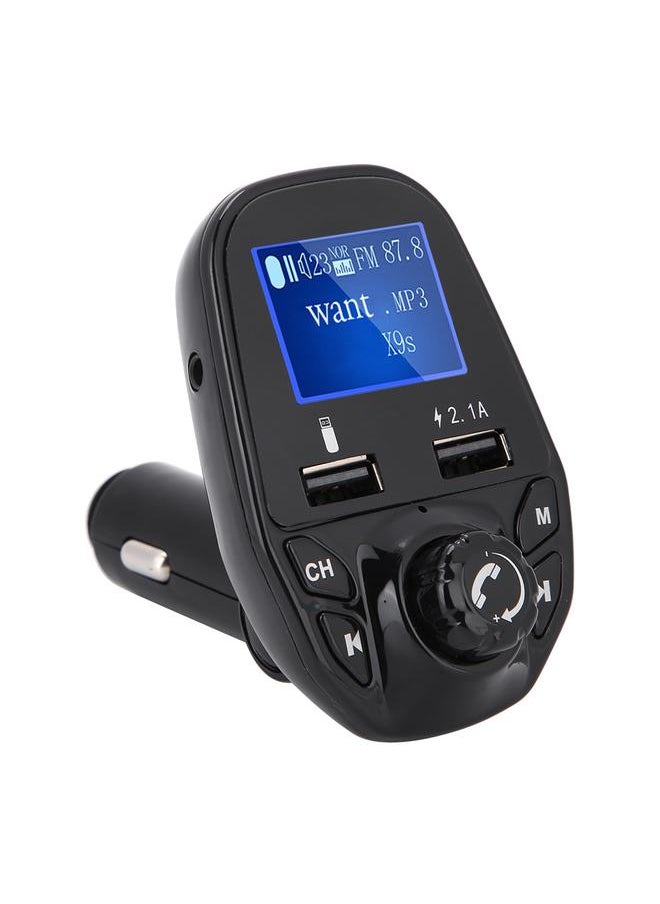 Thoraya Noise Cancelling Bluetooth Hands-free Call LED Car FM Transmitter Charger with PW Cut Memory  - Image 4