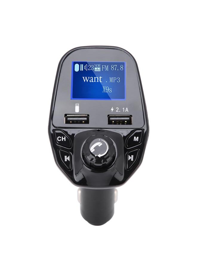 Thoraya Noise Cancelling Bluetooth Hands-free Call LED Car FM Transmitter Charger with PW Cut Memory  - Image 2