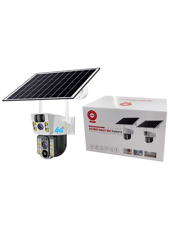 GEEK SPACE Solar WiFi PTZ Security Camera Outdoor 1080P HD Wireless CCTV Surveillance Camera with 360° Pan Tilt, PIR Motion Detection, Full Color Night Vision, Two-Way Audio, IP66 Waterproof, Rechargeable Battery, Remote Viewing for Home, Farm & Business Security - Image 3