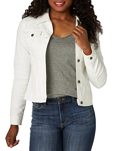 Riders by Lee Indigo Women's Denim Jacket, White, Medium - Image 4