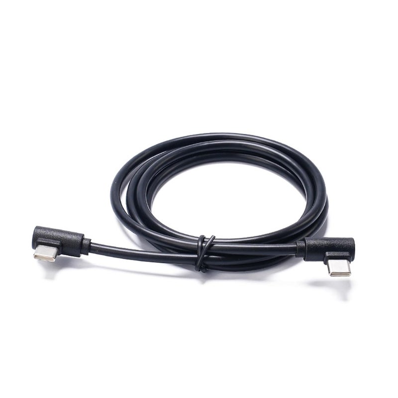 Right Angled USB C Fast Charges Cable 60W Power Cord for Smartphone Tablets Cameras Portable Electronics USB C Right Angled Cable for Gaming Devices - Image 2