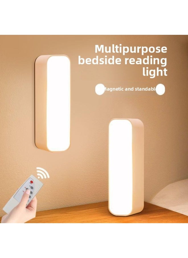 Generic - Dormitory Led Night Light Charging Bedside Bedroom Home Sleep Insusb Desk Lamp Learning Eye Protection Remote Control Timing-Power Of Light Source:Default Item-Light Color:Magnetic Strip Light  2400 Battery Life + Remote Control - Image 1