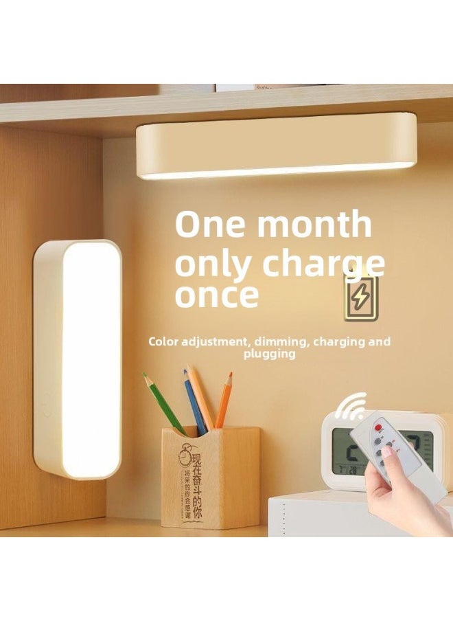 Generic - Dormitory Led Night Light Charging Bedside Bedroom Home Sleep Insusb Desk Lamp Learning Eye Protection Remote Control Timing-Power Of Light Source:Default Item-Light Color:Magnetic Strip Light  2400 Battery Life + Remote Control - Image 1