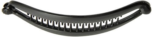 Caravan French Black Banana Clip With Ball Closure - Image 3