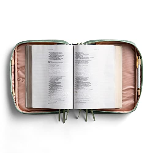 Dayspring Studio 71 - Green Canvas Love Bible Cover with Zipper (J7419) - Image 2