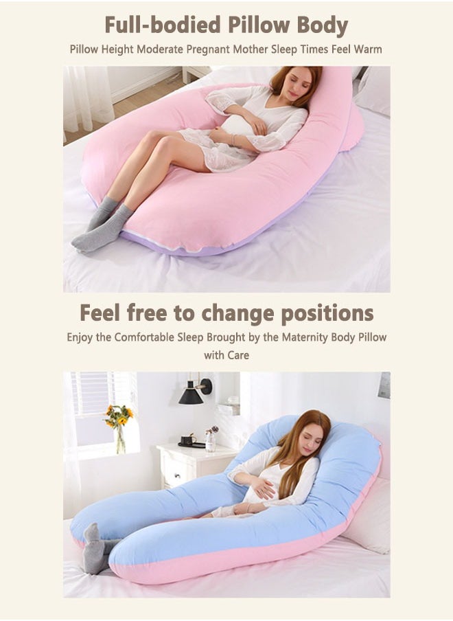 Arabest U Shape Maternity Full Body Pillow, Full Body Giant Pregnancy Pillow Comfortable Soft Cushion  - Image 2