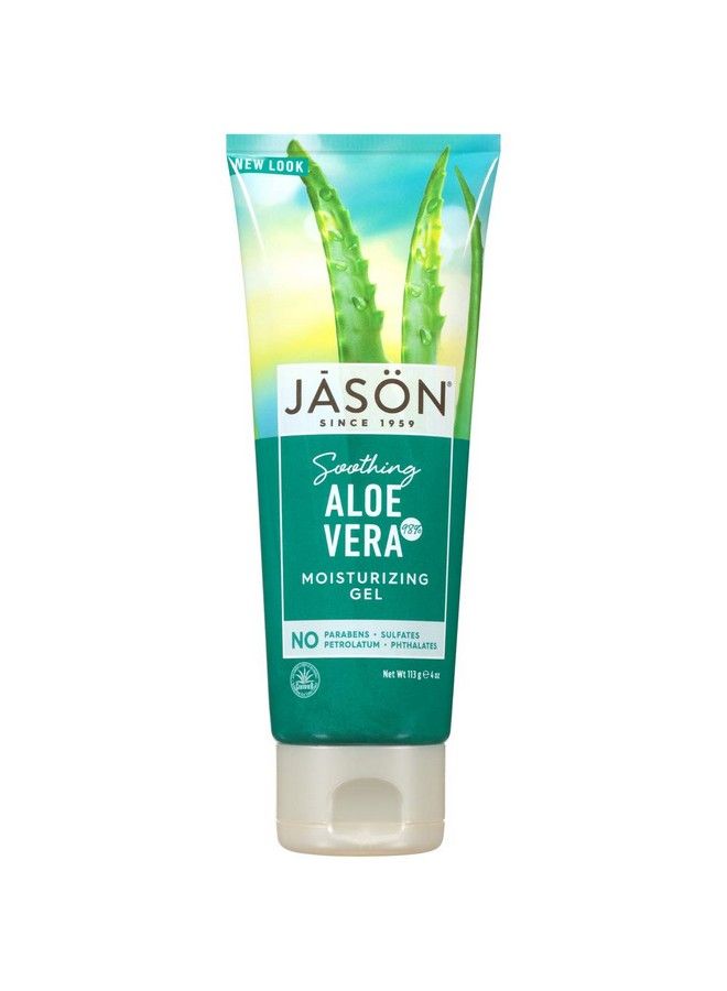 Jason Pure Natural Moisturizing Gel Soothing 98% Aloe Vera 4 Ounce (Pack Of 6) - Image 1