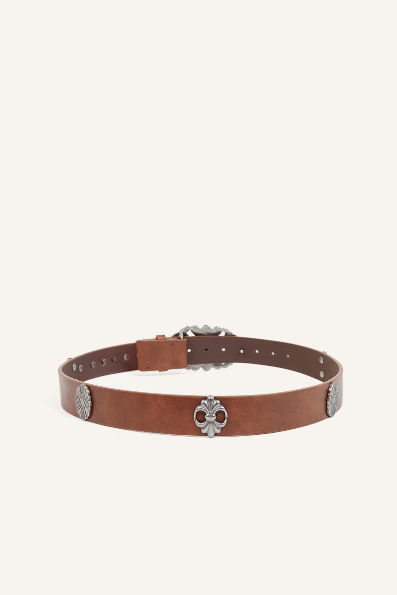 DeFacto Brown Woman Manuka x Defacto Woman Faux Leather Belt Casual - Image 5