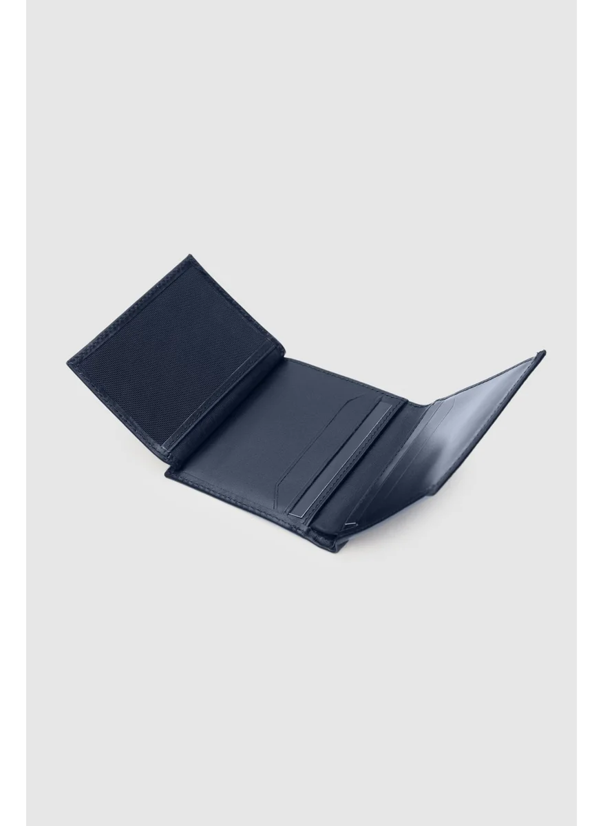 D'S DAMAT D'S Groom Navy Blue Plain Leather Boxed Wallet 2H1119ST237