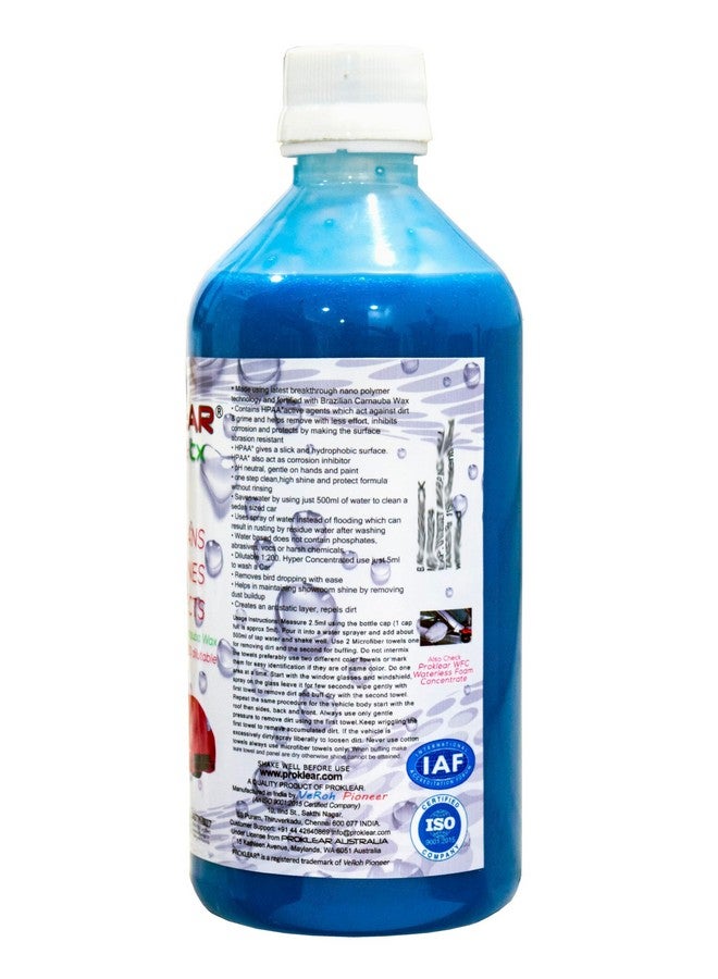 بروكلير غسيل سيارات جاف بدون ماء 500 مل مركز شمع كارناوبا RAW Xtreme CX - 400 غسلات تصنع 100 لتر - Image 2