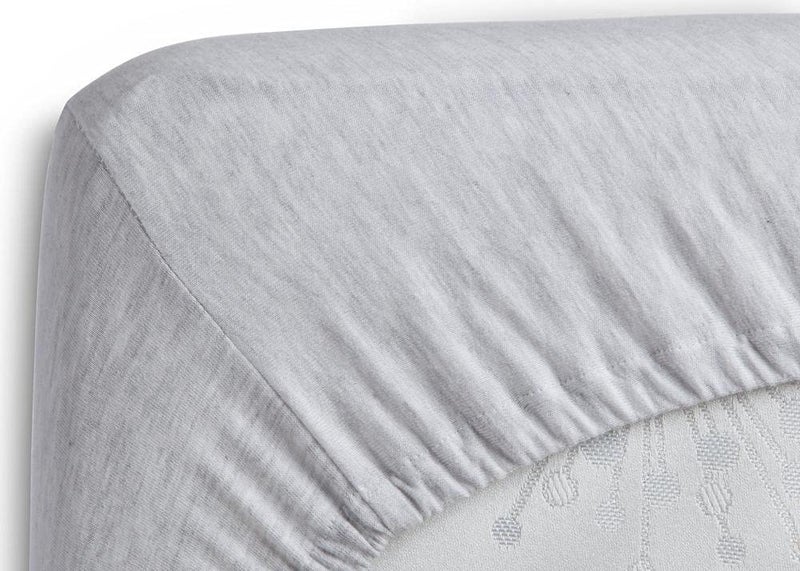 DESTINY CRESCENT BED Knit Jersey 100% Cotton 2 Twin XL Fitted Bed Sheets (2-Pack) Soft and Comfy - Twin Extra Long  15"" Deep Pocket  39"" x 80"" Great for Dorm Room  Hospital and Split King Dual Adjustable Beds (Grey) - Image 3