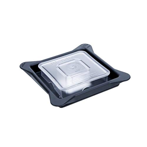 Blendtec Commercial Blender Lid | Soft Vented Gripper Mix-in with Square Clear Plug - Image 1