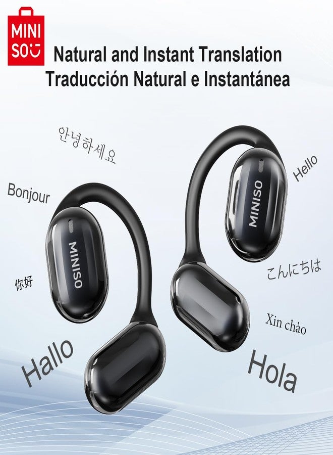 ميني سو سماعات أذن MINISO MS162 للترجمة الفورية، مزودة بتقنية الذكاء الاصطناعي، تدعم 150 لغة، متوافقة مع أنظمة iOS وAndroid. - Image 3