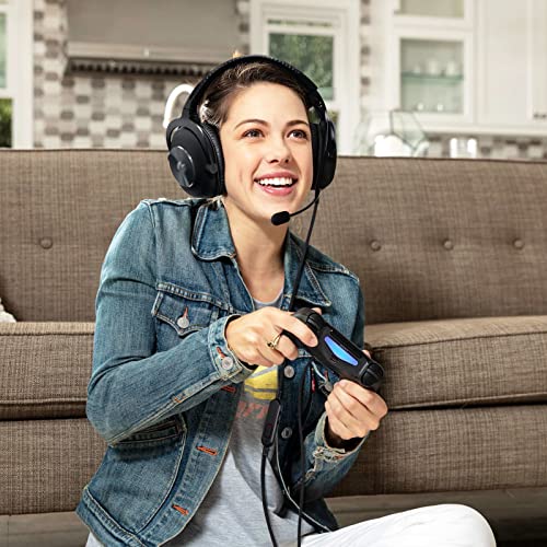 weishan G Pro X Cord, Detachable Gaming Headset Cable Replacement for Logitech G Pro / G433 / G233, 3.5mm(1/8") Nylon Braided Wire with Inline Mute Switch and Volume Controller, 6ft Long - Image 5