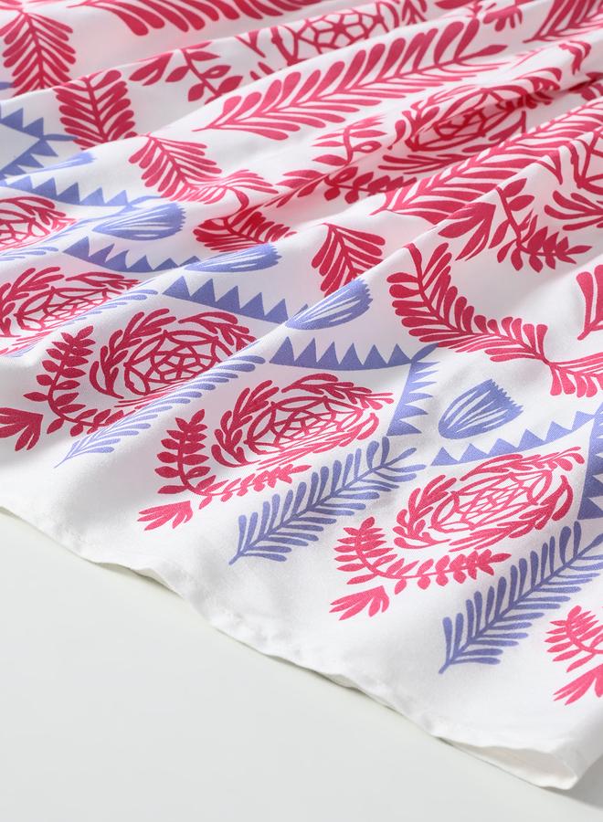 بيلا مودا فستان بيلا مودا بياقة بيتر بان وطبعات شاملة - Image 5