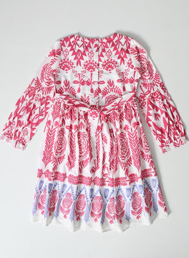 بيلا مودا فستان بيلا مودا بياقة بيتر بان وطبعات شاملة - Image 3