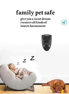 Pest Reject Ultrasonic Pest Repeller, Electronic Plug in Pest Control, Anti Rat/Spiders/Ants/Bat/Bed Bugs/Mosquitoes/Roaches/Wasps, Indoor Use, Pest repellent. （black, 1 pcs）  - Image 3