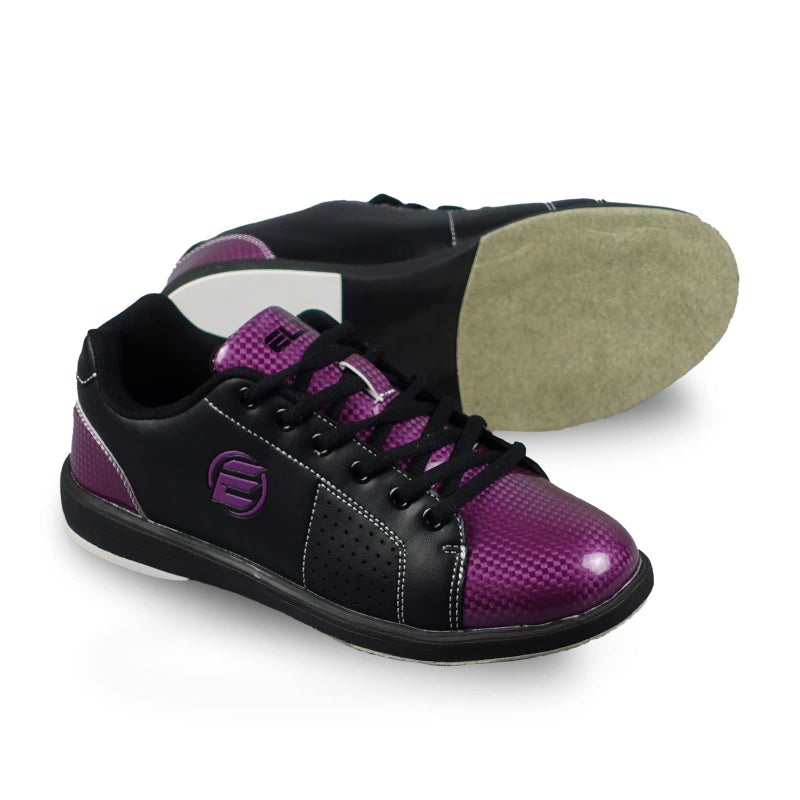 ELITE Women's Classic Black/Purple Bowling Shoes (Purple/Black, US Footwear Size System, Adult, Women, Numeric, Medium, 9) - Image 4
