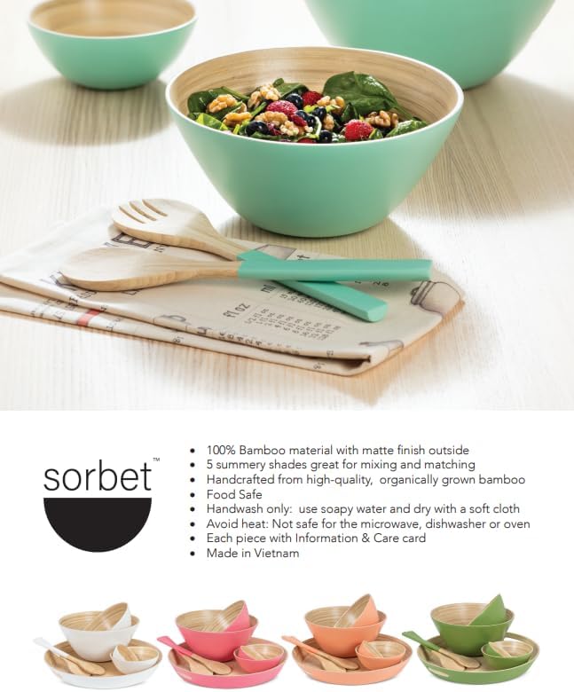 Abbott Collection Medium Deep Bowl  Bamboo Matte Pink 10D - Image 3