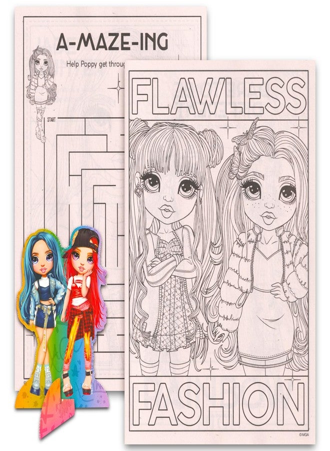 Rainbow High Bulk Coloring Books - 12 Jumbo Activity Books with Coloring Pages, Games, Activities for Kids 3-5, Party Favors, Party Supplies, Classroom Rewards, Road Trip Activities - Image 3