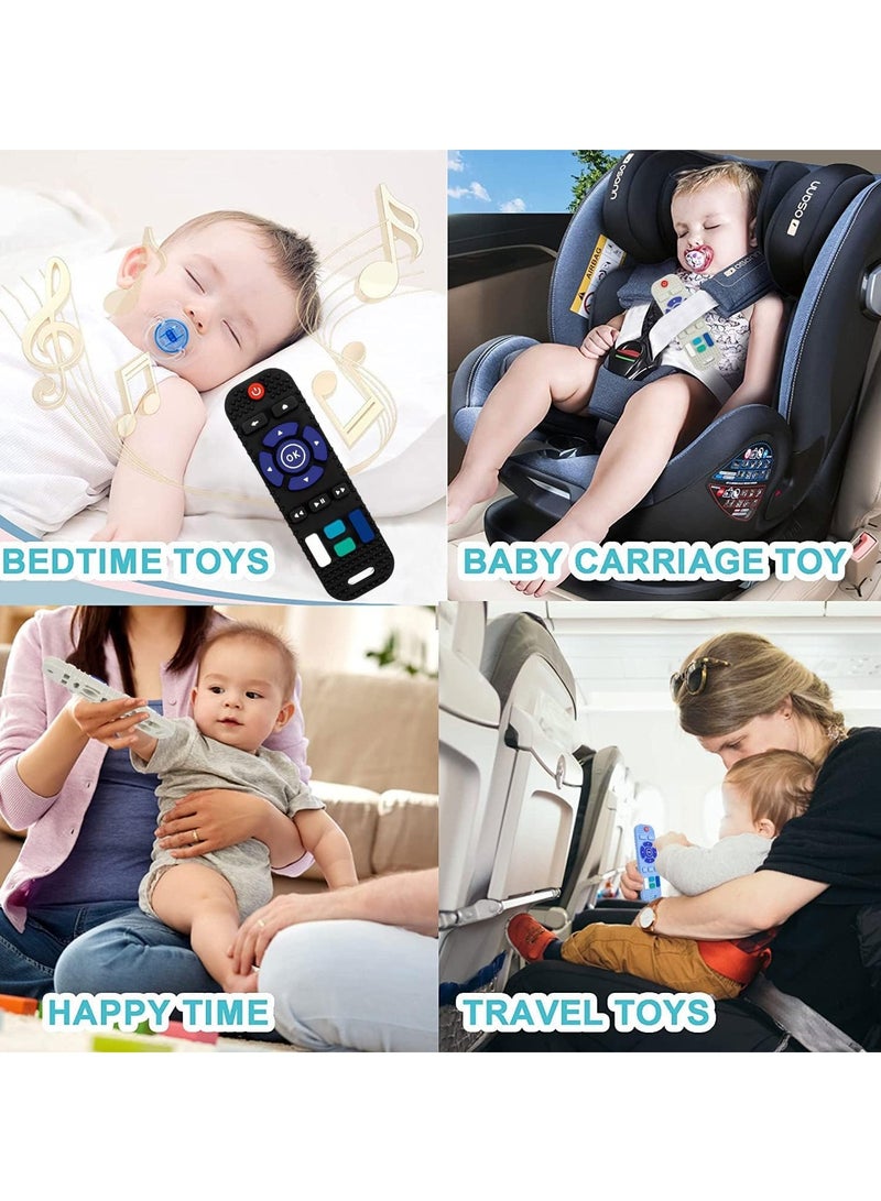 جونيس ألعاب تسنين للأطفال ، ألعاب أطفال من 6 إلى 12 شهرا ، جهاز تحكم عن بعد للتلفزيون خال من مادة BPA ، ألعاب تسنين على شكل طفل من 6 إلى 12 شهرا - Image 4