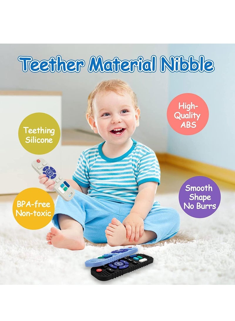 جونيس ألعاب تسنين للأطفال ، ألعاب أطفال من 6 إلى 12 شهرا ، جهاز تحكم عن بعد للتلفزيون خال من مادة BPA ، ألعاب تسنين على شكل طفل من 6 إلى 12 شهرا - Image 2