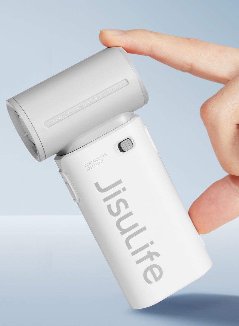 جيسيو لايف جيسولايف مروحة متنقلة ,بطارية داخلية 3600ملي امبير لون ابيض - Image 2