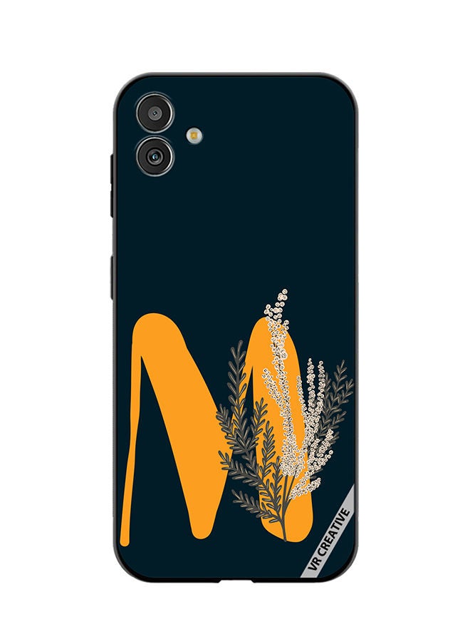 VR CREATIVE Protective Case Cover For Samsung Galaxy F14 Alphabet M(113) Design Multicolour - Image 1