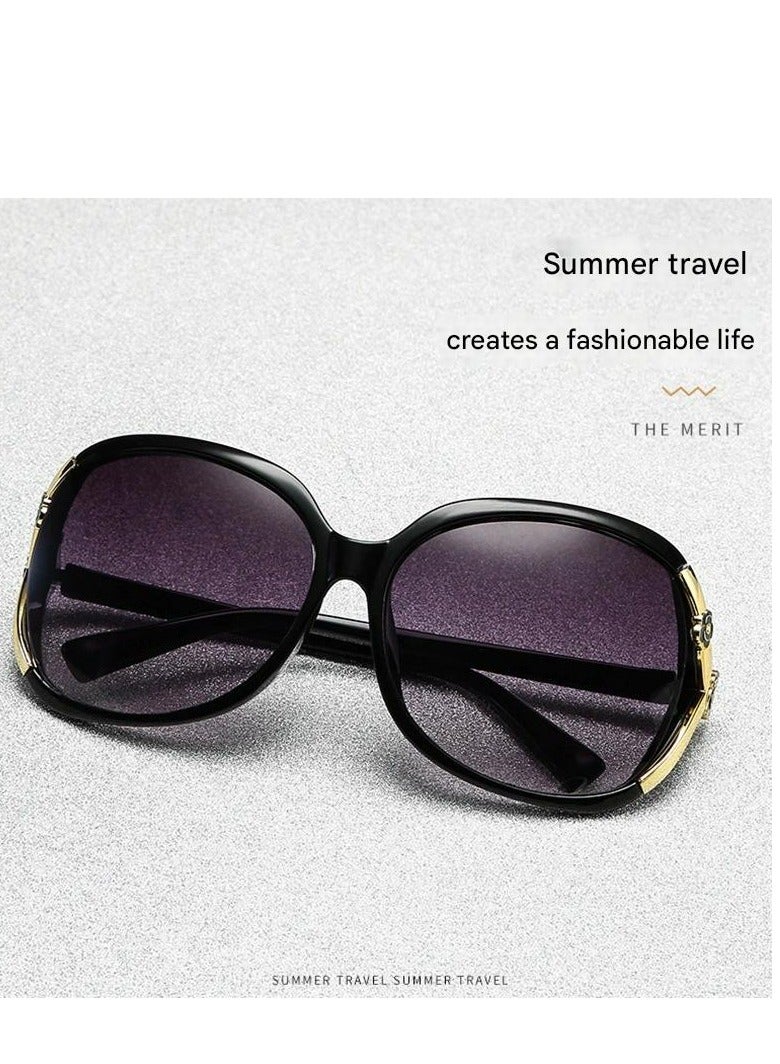 Women's Retro Sports Fashion Anti-UV Sunglasses Goggles Sunglasses - Image 3