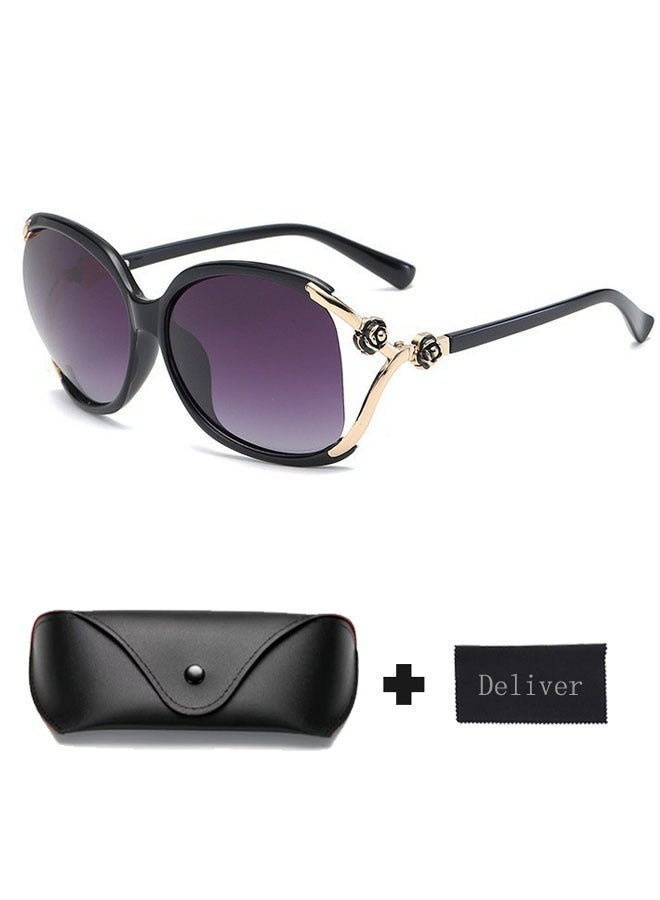 Women's Retro Sports Fashion Anti-UV Sunglasses Goggles Sunglasses - Image 1