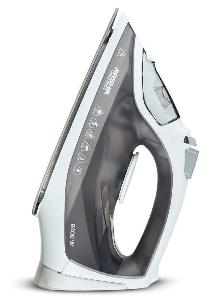 Arshia 2000-2400W Steam Iron in White - Image 2