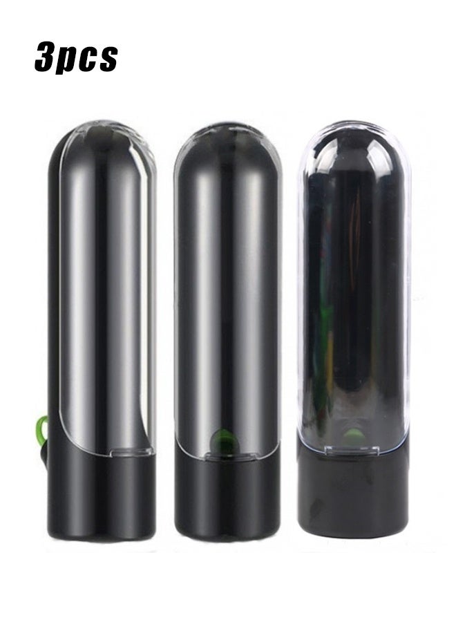 HOMESTAR 3Pcs Herb Saver for Refrigerator, Herb Saver Pod, Vegetable Preservation Bottle, Fresh Herb Keeper for Cilantro, Mint, Parsley, Asparagus, Keeps Greens Fresh for 2-3 Weeks Black ﻿ - Image 2