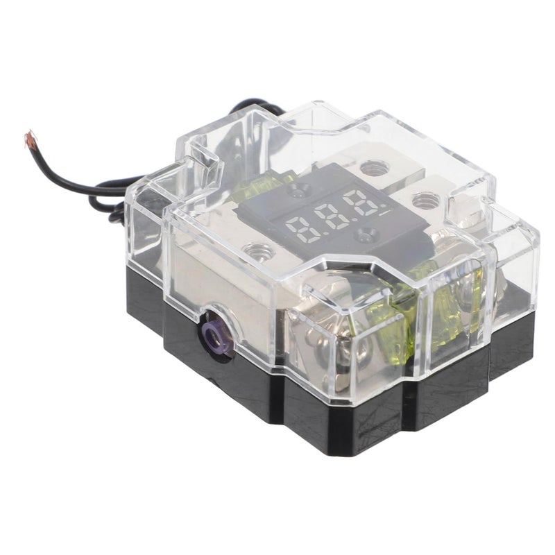 Heallily 12V Auto Audio Amp Fuse Holder Noise Reduction Easy Installation Universal Fit - Image 2