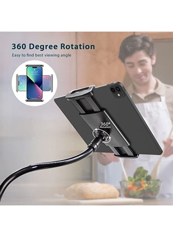 شوبي حامل تثبيت عالمي للأجهزة اللوحية 360 مرن حامل ذراع كسول وسرير لتثبيت 4 "-10.6" iPad Air Pro mini ، Samsung ، Huawei Tab - Image 5