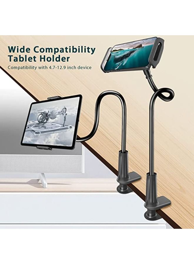 شوبي حامل تثبيت عالمي للأجهزة اللوحية 360 مرن حامل ذراع كسول وسرير لتثبيت 4 "-10.6" iPad Air Pro mini ، Samsung ، Huawei Tab - Image 2