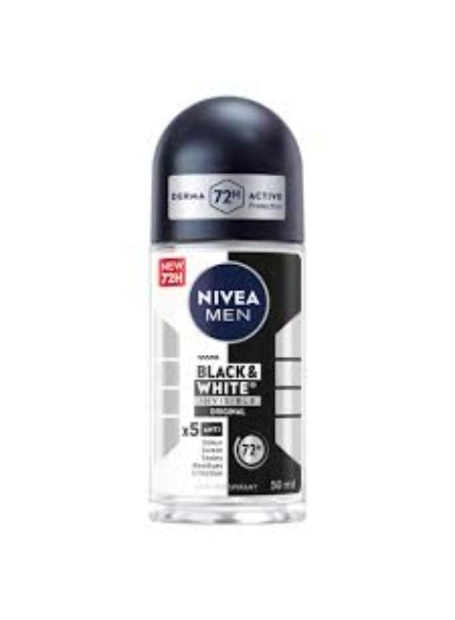 نيفيا NIVEA BLACK & WHITE F/M ROLL ON 50ML