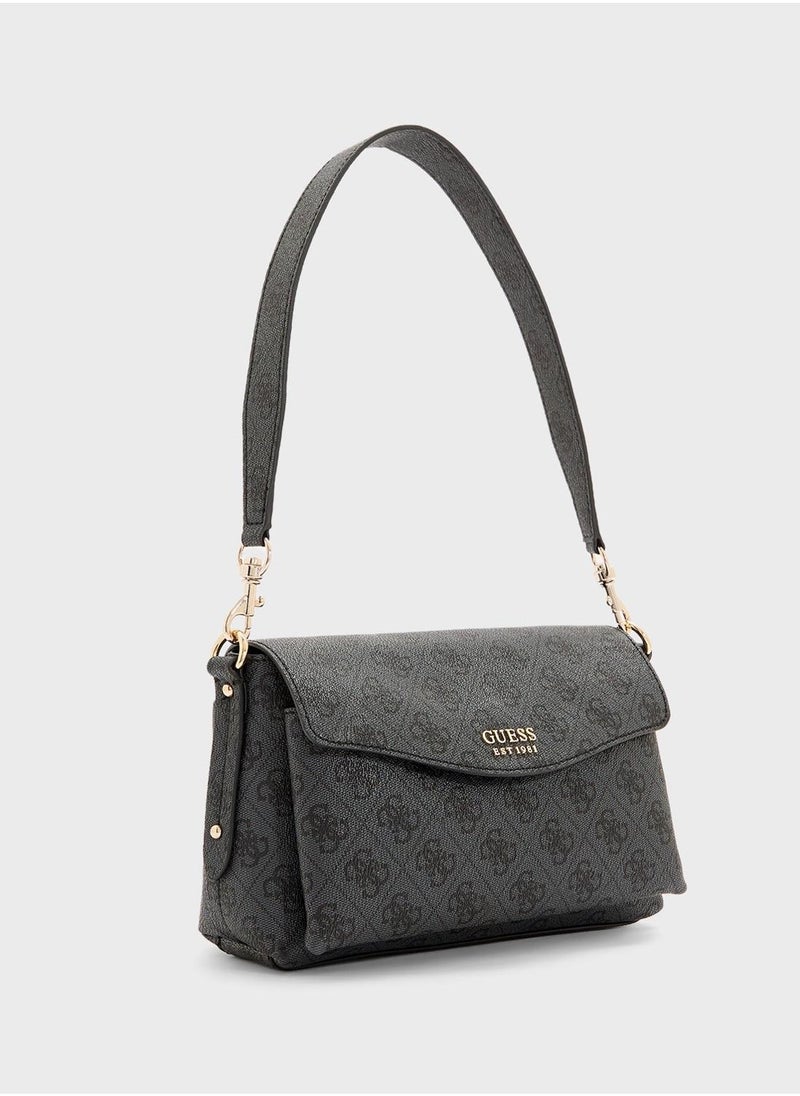 GUESS Brenton Flap Shoulder Bag  - Image 3
