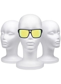 3 Pack 12 Inch Foam Head Female Foam Wig Head Mannequin Manikin Cosmetics Model Head Wigs Display Holder Hats Glasses Hairpieces Stand - pzsku/Z2F372B590EA0F63AED69Z/45/_/1696663363/1717278f-2062-4edd-9458-81bfc15239c0