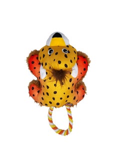 KONG Cozie Tuggz Cheetah Dog Toy, Durable Soft Plush with Cotton Rope Handle for Tugging, Squeaker & Crinkle Sounds for Lasting Indoor Play, for Fetching, Snuggling, Ideal for Medium/Large Dog Breeds - pzsku/Z2F373C7885A84C2703D2Z/45/_/1738306433/2767d3f8-950c-488b-82f9-616c53f3c1b1