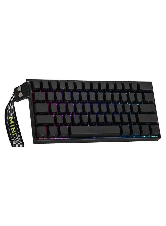 MechLands Aula Mini60 HE PRO Wireless Hall Effect Keyboard, 4000mAh, SOCD & DKS, Magnetic Gaming Keyboard with Fast Trigger, Adjustable Actuation, 8K Polling, RGB Backlit, Sound Dampening (Black) - Image 1