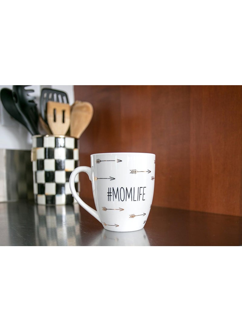 pearhead Pearhead Whimsical Parent Mug Graphic Coffee Mug Mother and Father Mugs  - Image 2