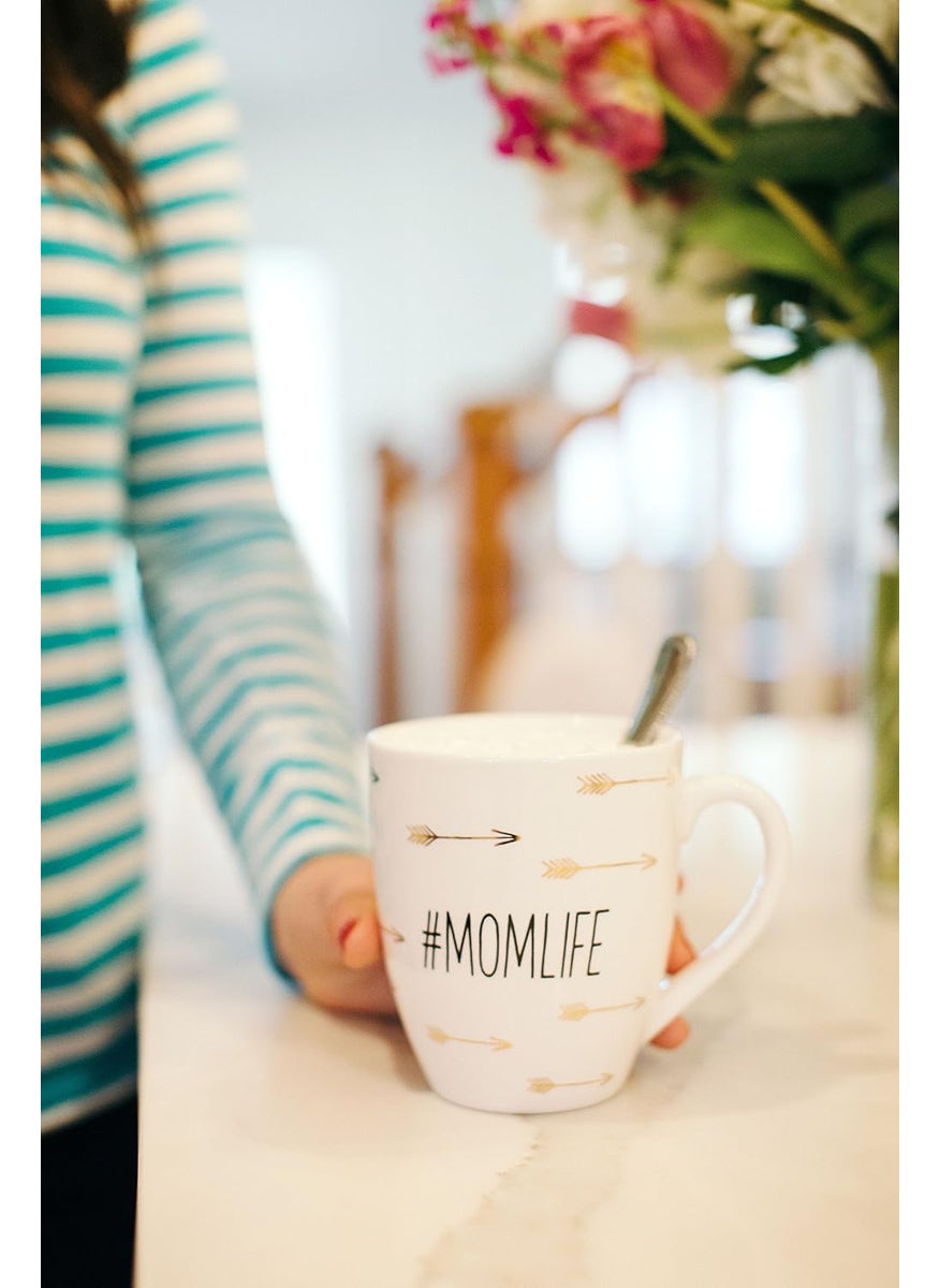 pearhead Pearhead Whimsical Parent Mug Graphic Coffee Mug Mother and Father Mugs  - Image 4
