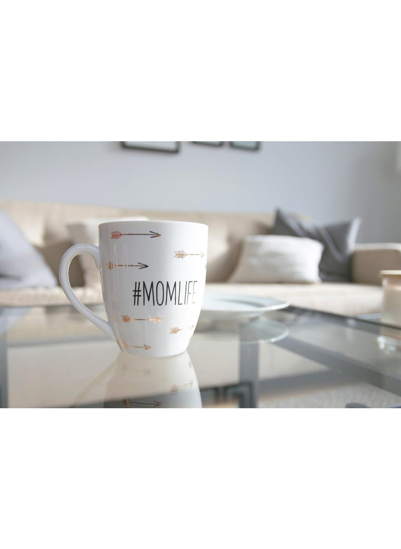 pearhead Pearhead Whimsical Parent Mug Graphic Coffee Mug Mother and Father Mugs  - Image 3