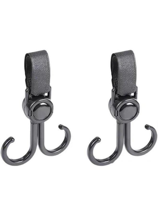 ILOKEY Electric car Stroller General Auxiliary Double Hook Baby Stroller Hanging Package with Material Fall Protection Accessories
